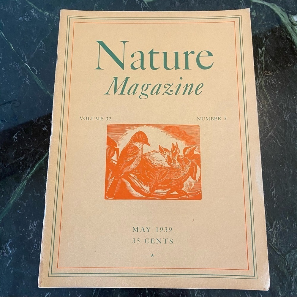 Vintage Nature Magazine May 1939 Vol. 32, No. 5